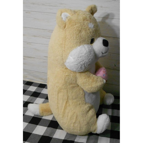 EXC! Birthday Walgreens LARGE Buttery SOFT Sheba Inu Plush Dog Stuffed Animal 23 - Picture 6 of 9